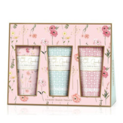 Baylis & Harding Royale Garden Rose, Poppy & Vanilla Luxury Hand Treats Gift Set 3x50ml