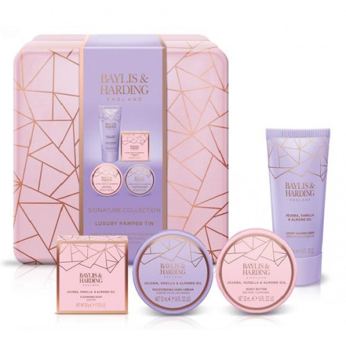 Baylis & Harding Jojoba, Vanilla & Almond Oil Luxury Pamper Tin Gift Set