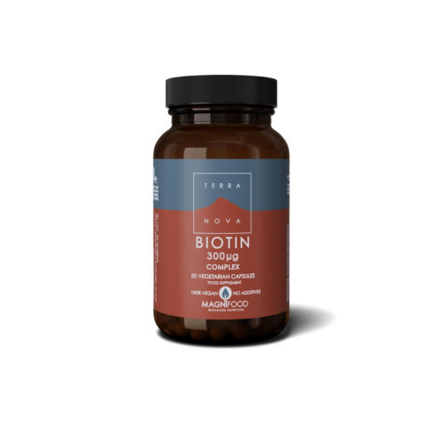 Terranova Biotin 300µg Complex 50 kapsulių