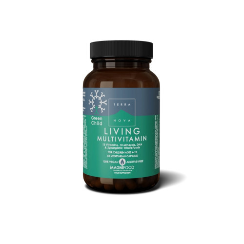 Terranova Green Child Living Multivitamin 50 kapsulių