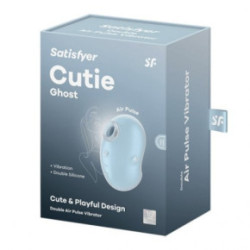 Satisfyer Cutie Ghost Double Air Pulse Vibrator Blue