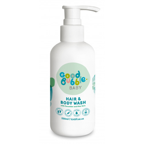 Good Bubble Baby Hair & Body Wash with Cucumber & Aloe Vera 250ml