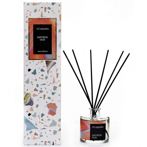 Acappella Design Saffron Oud Home Fragrance with Sticks 300ml