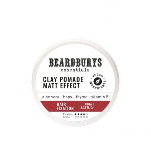 Beardburys Essentials Wax Clay Pomade Matt Effect 100ml