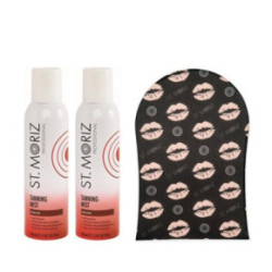 St. moriz Professional Tanning Mist Medium (2 units) + Self Tan Mitt