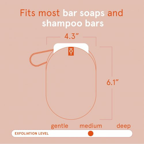 Cleanlogic Bath & Body Exfoliating Soap Saver Orange