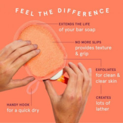 Cleanlogic Bath & Body Exfoliating Soap Saver Orange