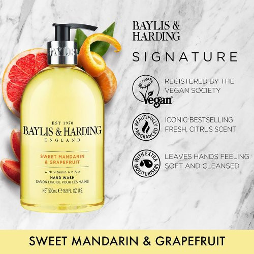 Baylis & Harding Sweet Mandarin & Grapefruit Hand Wash 500ml