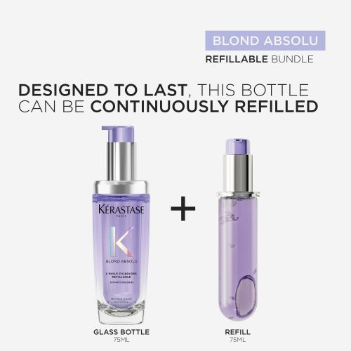 Kerastase Blond Absolu L'Huile Cicagloss Refillable Hair Oil 75ml