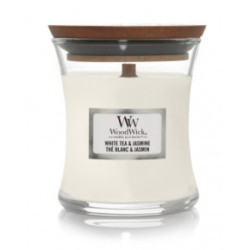 WoodWick White Tea & Jasmine Candle Heartwick