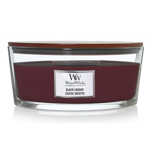 WoodWick Black Cherry Candle Heartwick