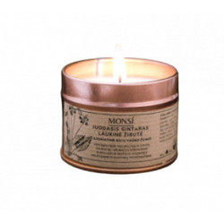 Monsi Aromatic Candle Black Amber With Wild Violet 100ml