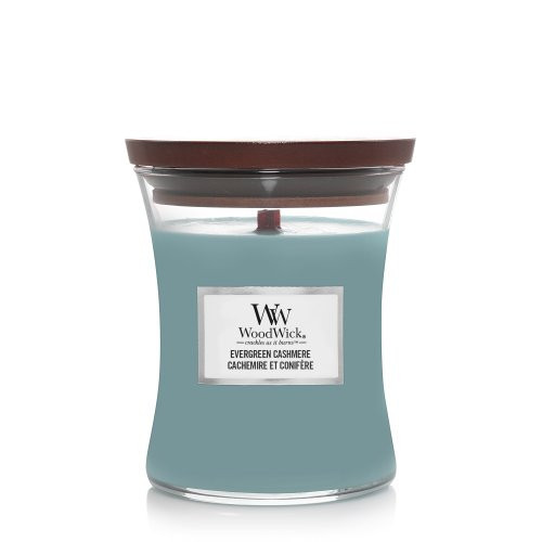 WoodWick Evergreen Cashmere Candle Heartwick