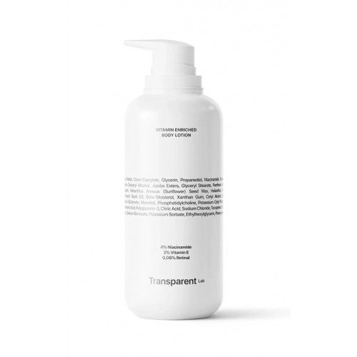 Transparent Lab Vitamin Enriched Body Lotion 400ml