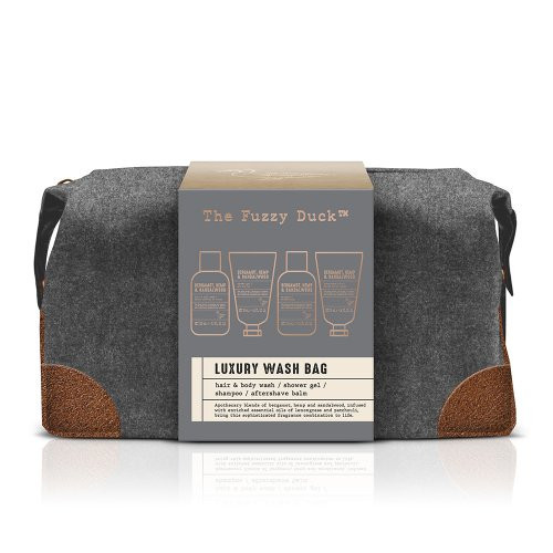 Baylis & Harding The Fuzzy Duck Bergamot, Hemp & Sandalwood Men's Luxury Wash Bag Gift Set