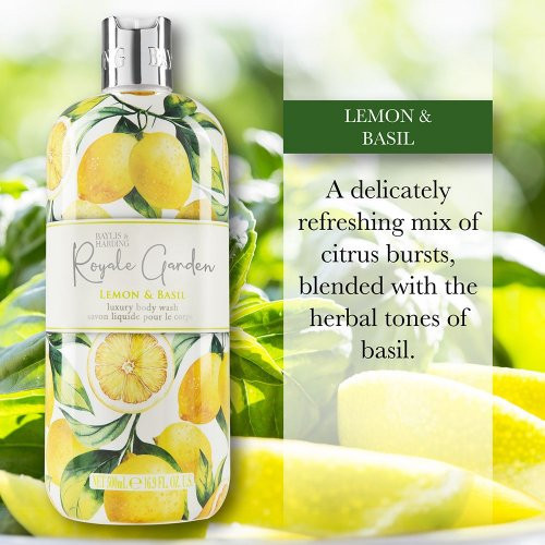 Baylis & Harding Luxury Body Wash Lemon & Basil 500ml