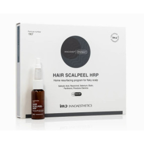 Innoaesthetics Hair Scalpeel HRP Resurfacing Program for Flaky Scalp 4x8ml