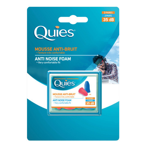 Quies Protective Ear Plugs 2 pairs