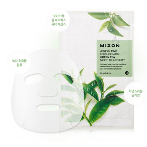 Mizon Joyful Time Essence Mask Green Tea 23g