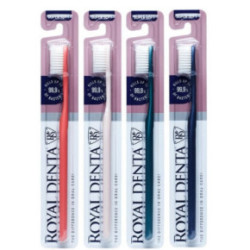 Royal Denta Silver Super Soft Toothbrush Red