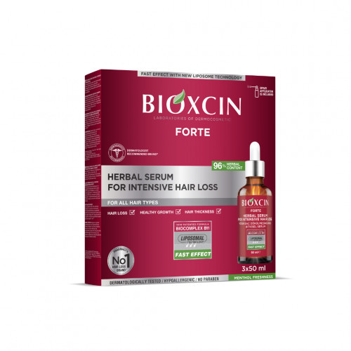 Bioxsine Dermagen Forte Serum for Intensive Hair Loss 3x50ml