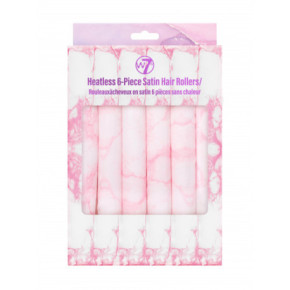 W7 cosmetics Heatless 6-Piece Satin Hair Rollers 6 pcs.