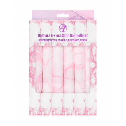 W7 cosmetics Heatless 6-Piece Satin Hair Rollers 6 pcs.