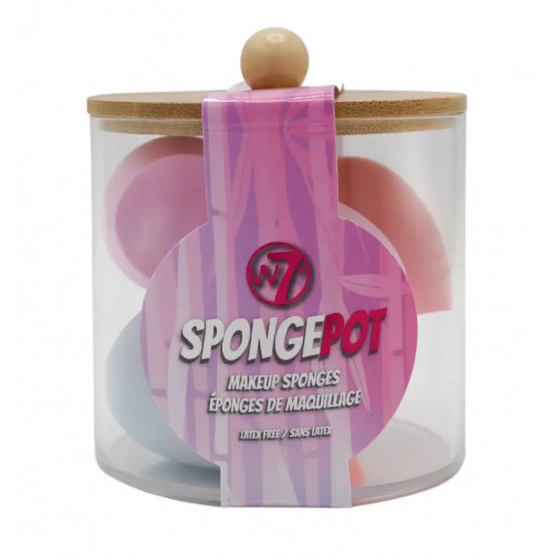 W7 cosmetics Sponge Pot Make up Sponges Set Set