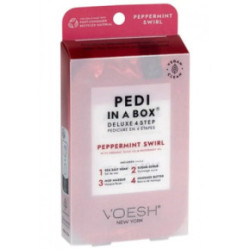 VOESH Pedi In A Box 4 in 1 Peppermint Swirl Set