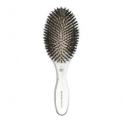 Olivia Garden Expert Care Oval Boar Bristles Silver Hairbrush