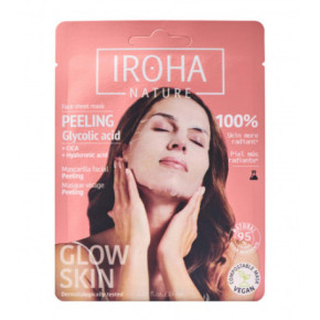 IROHA Tissue Face Mask With Glycolic Acid & Centella 23ml