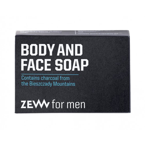 ZEW Face and Body Soap with Charcoal 85g