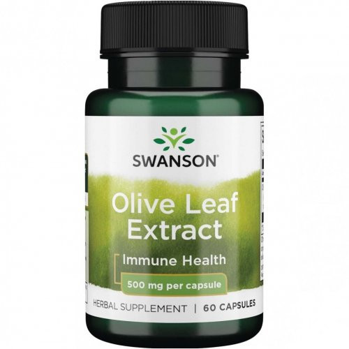 SWANSON Olive Leaf Extract Immune Health 500 mg 60 caps.