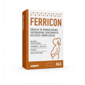 Iconfit Ferricon Complex Capsules 45 kapsulės