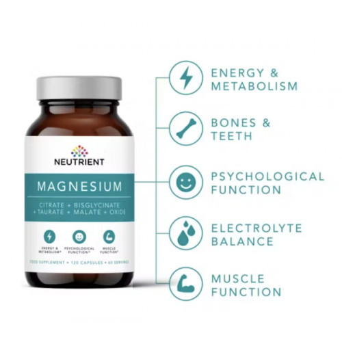 Neutrient Magnesium Capsules 120 capsules