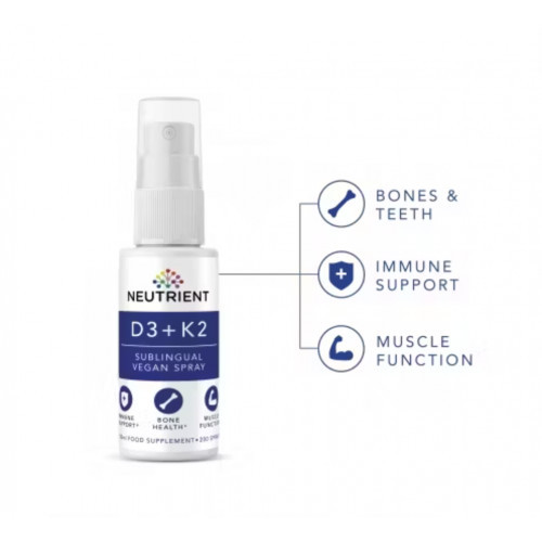 Neutrient D3 + K2 Vitamin D & K Oral Spray 30ml