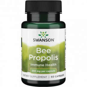 SWANSON Bee Propolis Immune Health 550mg 60 caps.