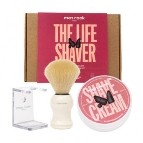 Men Rock The Life Shaver Black Pomegranate Essential Shaving Kit 1 unit