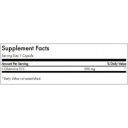 SWANSON L-Glutamine Muscle Health and Recovery 500mg 100 capsules