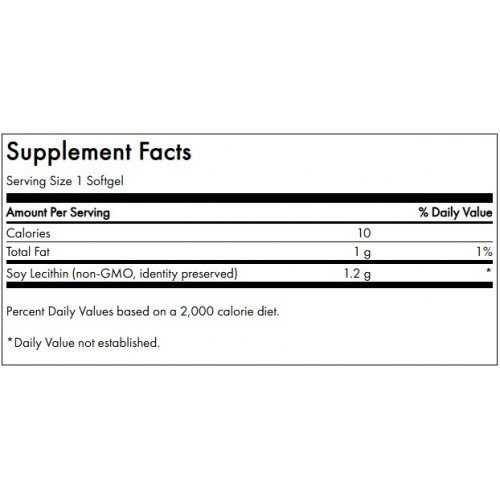 SWANSON Soy Lecithin Cardiovascular Heath 1200mg 90 capsules