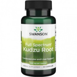 SWANSON Full Spectrum Kudzu Root Cardiovascular and Liver Support 500mg 60 caps.