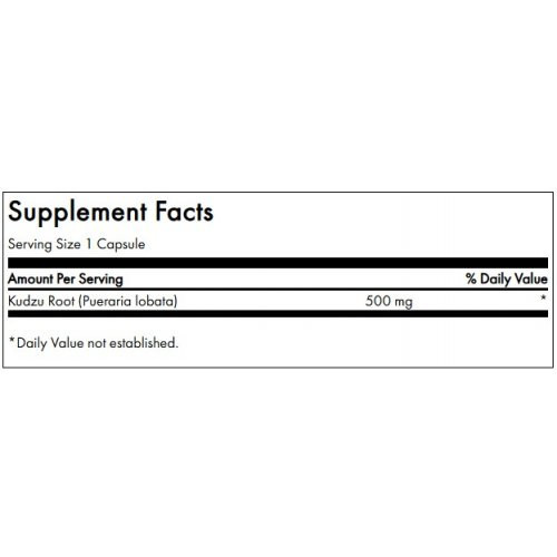 SWANSON Full Spectrum Kudzu Root Cardiovascular and Liver Support 500mg 60 caps.