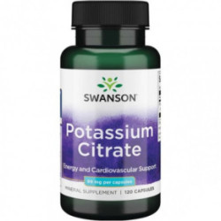 SWANSON Potassium Citrate Energy and Cardiovascular Support 99mg 120 capsules