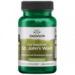 SWANSON Full Spectrum St. John's Wort Mental and Emotional Health 375mg 60 caps.