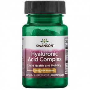 SWANSON Hyaluronic Acid Complex Joint Health nd Mobility 33mg 60 caps.