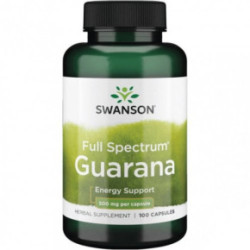 SWANSON Full Spectrum Guarana Energy Support 500mg 100 capsules