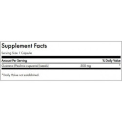 SWANSON Full Spectrum Guarana Energy Support 500mg 100 capsules