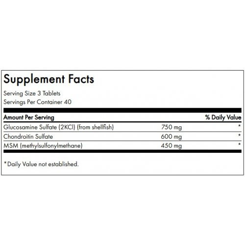SWANSON Glucosamine, Chondroitin and MSM Joint Health and Mobility 120 capsules