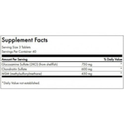 SWANSON Glucosamine, Chondroitin and MSM Joint Health and Mobility 120 capsules