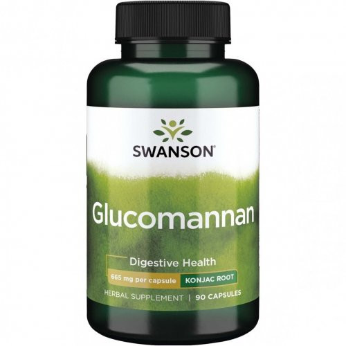 SWANSON Glucomannan Digestive Health 655mg 90 capsules